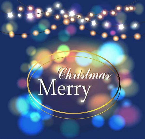 Neşeli Noel sihirli. titreşen, ışıklar, tatil