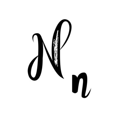  Harf alfabe hat. El yazısı Hat sanatı örnekleri mektup vektör