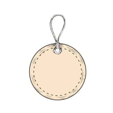 Tag sketch vektör çizim.