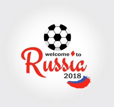 vektör çizim logo Futbol Kupası 2018