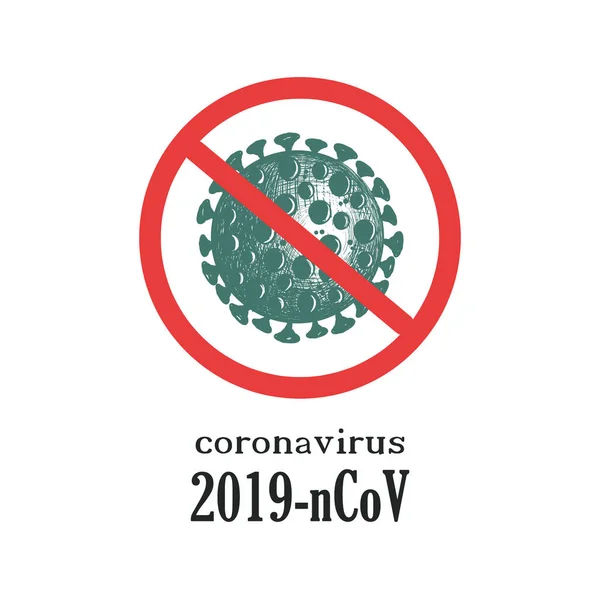Coronovirus infection in China 2019-nCoV — Stock Vector