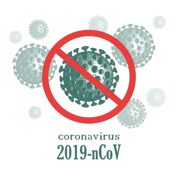 Coronovirus infection in China 2019-nCoV. — Stock Vector