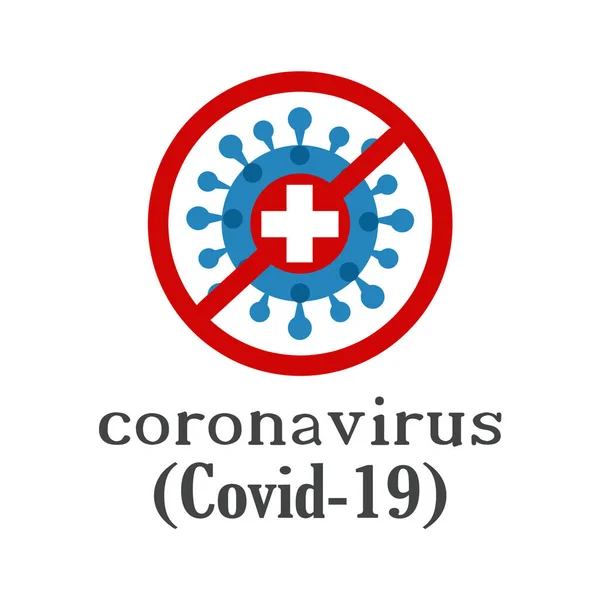 Coronavirus Covid-19. Symbol coronovirus — Stock Vector