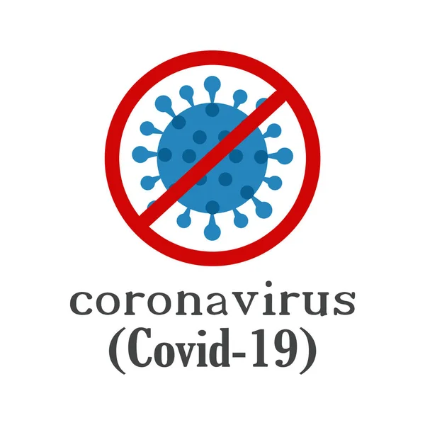 Coronavirus Covid-19 Symbol Coronovirus infection — Stock Vector