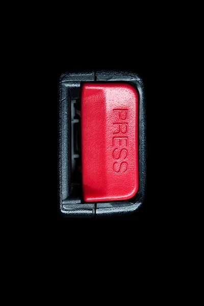 Cinturón Seguridad Negro — Foto de Stock
