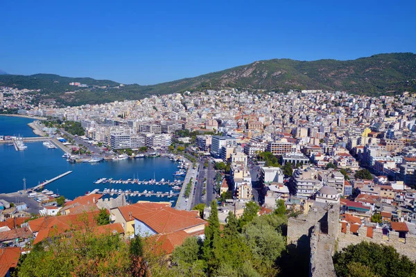 Cityscape, Kavala, Yunanistan — Stok fotoğraf