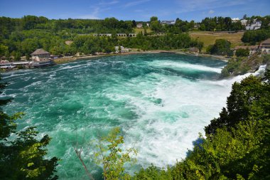 Rhine falls Bodensee, İsviçre görünümünü
