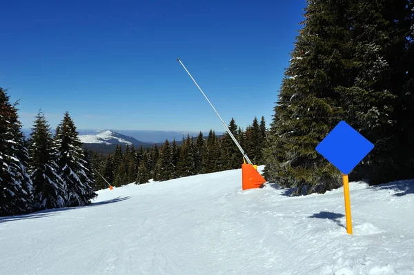 Férias de inverno na montanha — Fotografia de Stock