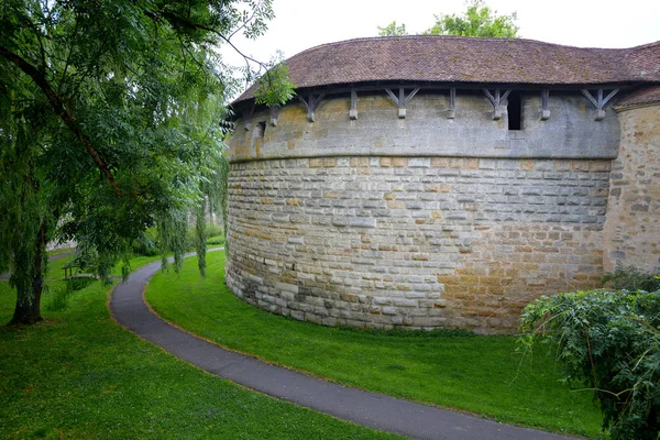 Spital-bastion rothenburg ob der tauber in deutschland — Stockfoto