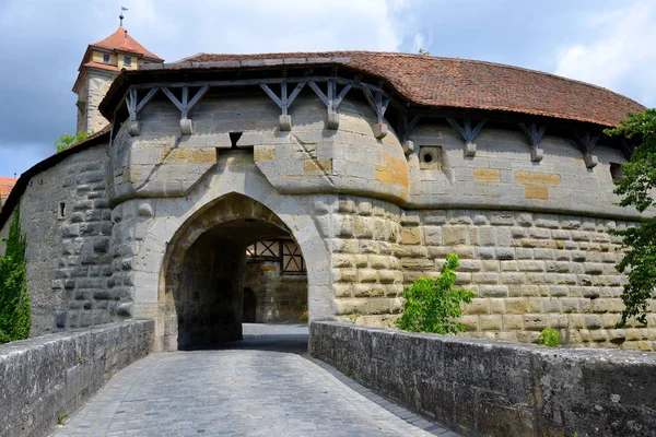 Spital-Bastion, Rothenburg ob der Tauber en Allemagne — Photo