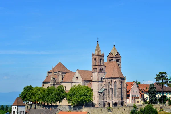 老大教堂在 Breisach, 德国 — 图库照片