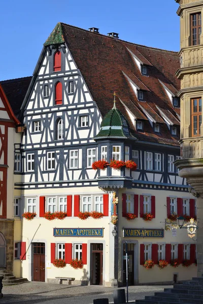 Rothenburg ob der Tauber, Německo — Stock fotografie