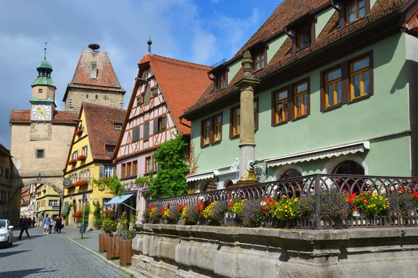 Rothenburg ob der Tauber, Duitsland — Stockfoto