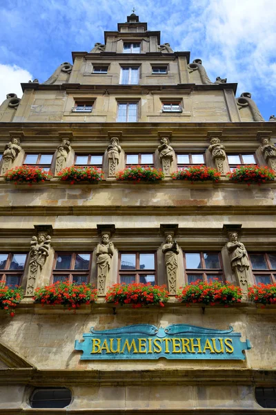 Baumeisterhaus en Rothenburg ob der Tauber, Alemania — Foto de Stock