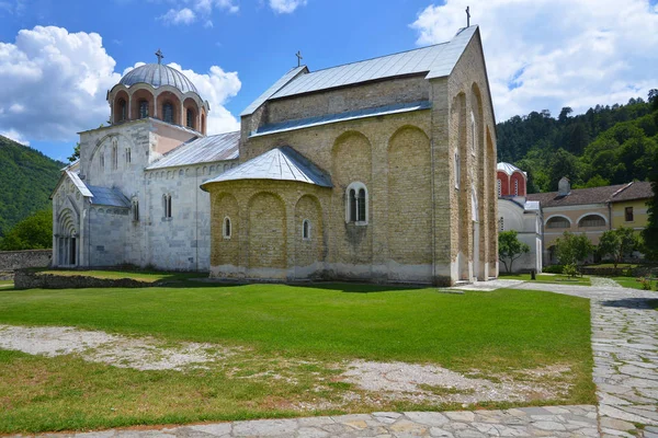 Сербский православный монастырь Студеница — стоковое фото