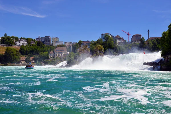 Caídas del Rin en Schaffhausen, Suiza — Foto de Stock