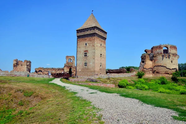 Ruins of old medieval fortress Bac, Serbia — Stock Photo, Image