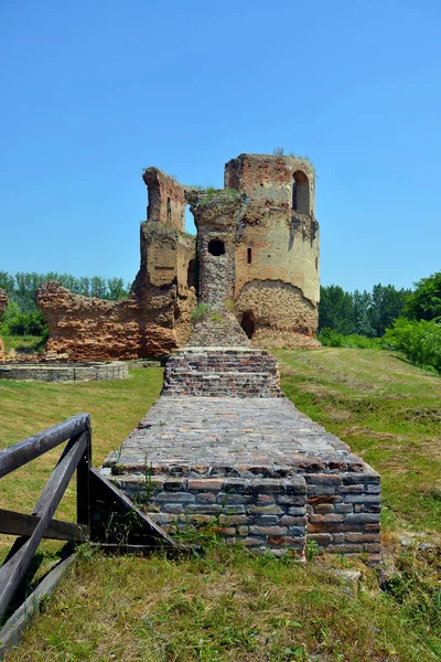 오래된 중세 요새 박의 유적, 세르비아 — 스톡 사진