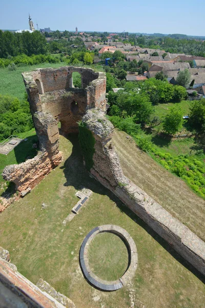 Bac Serbia Giugno Rovine Del Castello Medievale Bac Fondato Nel — Foto Stock