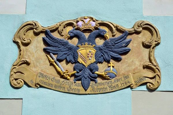 Rothenburg Der Tauber Alemanha Julho Detalhe Fachada Centro Cidade Julho — Fotografia de Stock