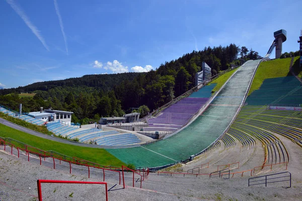 Innsbruck Austira Αυγουστου Στάδιο Άλματος Σκι Bergisel Την Αυγούστου 2019 — Φωτογραφία Αρχείου