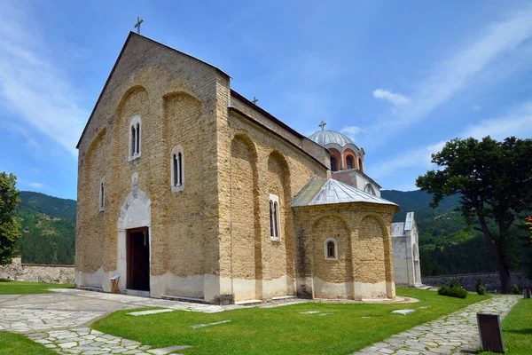 Στούντενιτσα Σερβία Ιουλίου Σερβικό Ορθόδοξο Μοναστήρι Στούντενιτσα Ιδρύθηκε 12Th Αιώνα — Φωτογραφία Αρχείου