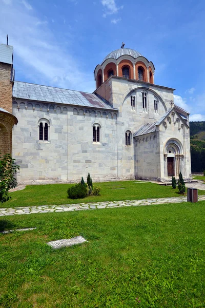 Студэника Сербия Июля Сербский Православный Монастырь Студеница Основанный Веке Июля — стоковое фото