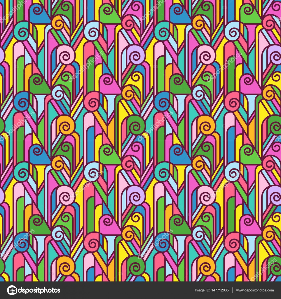 Seamless colorful pattern — Stock Vector © yaskii #147712035