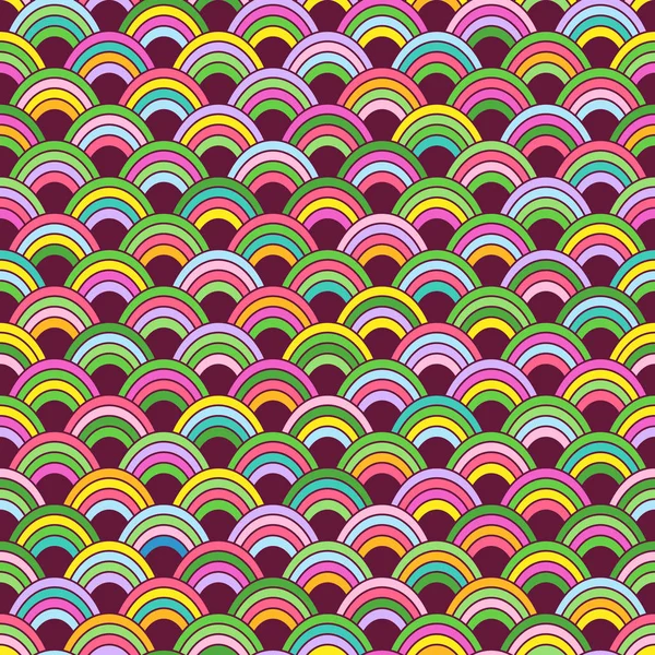 Modèle coloré sans couture — Image vectorielle