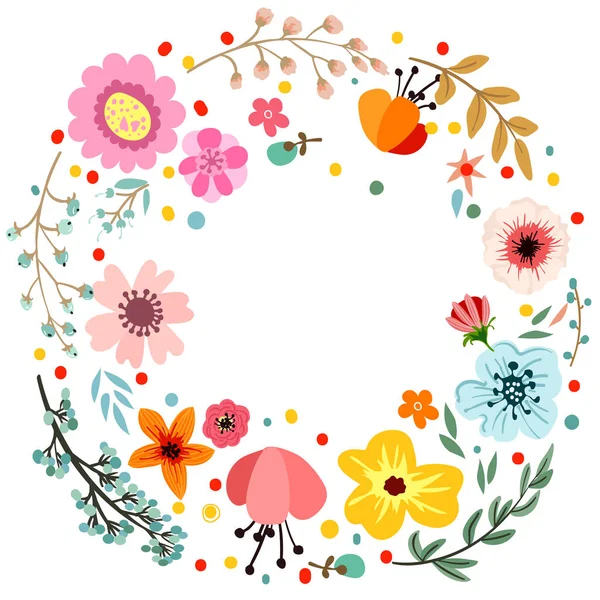Floral composition — Stock Vector