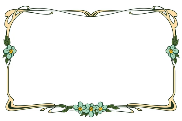 Decoratief frame. Vector sjabloon. — Stockvector