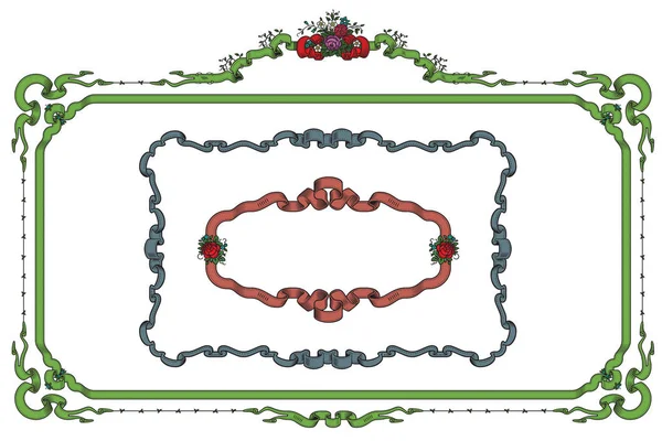 休日のデザインのビンテージ フレーム. — ストックベクタ