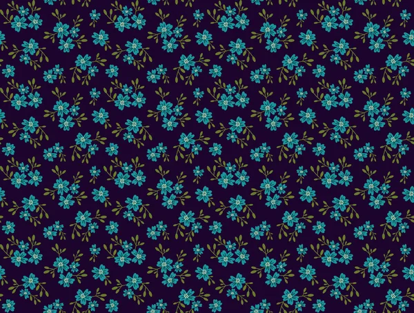 Cute pattern in small flowers