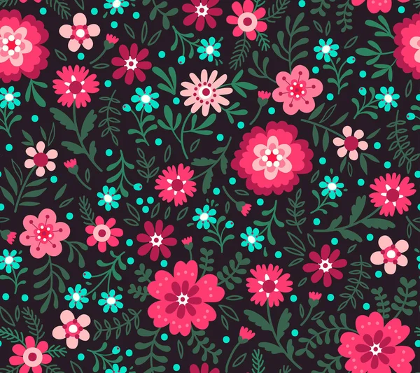 Beautiful pattern in small flowers.