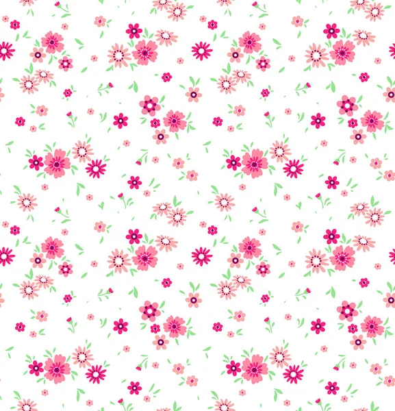 Beautiful pattern in small flowers.