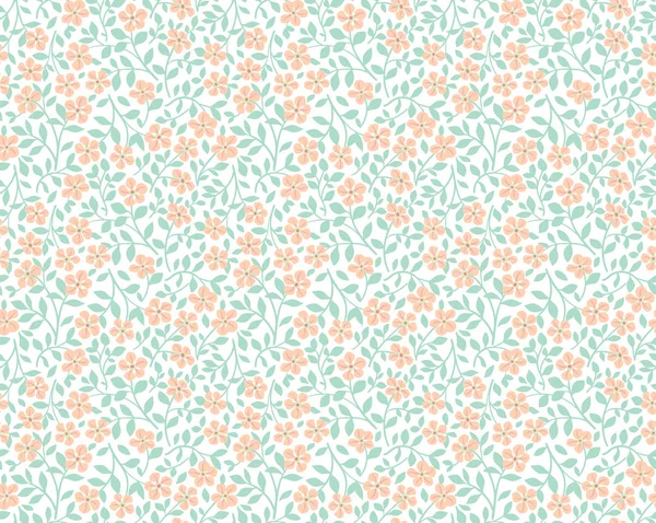 Cute pattern in small flowers