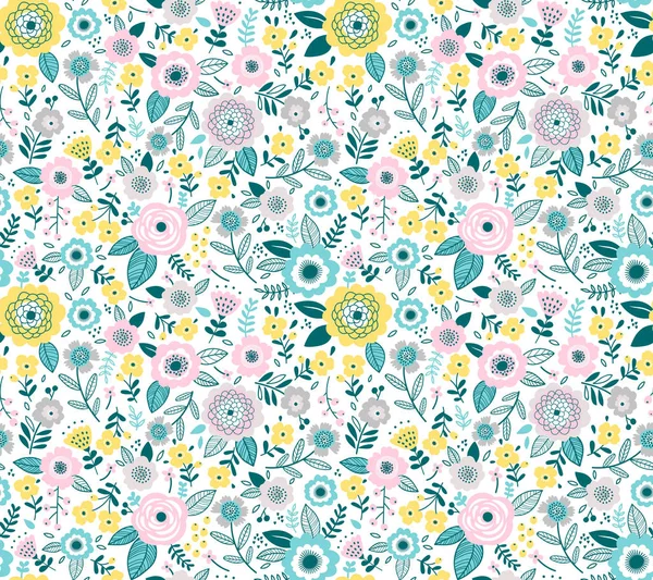 Cute pattern in small flowers