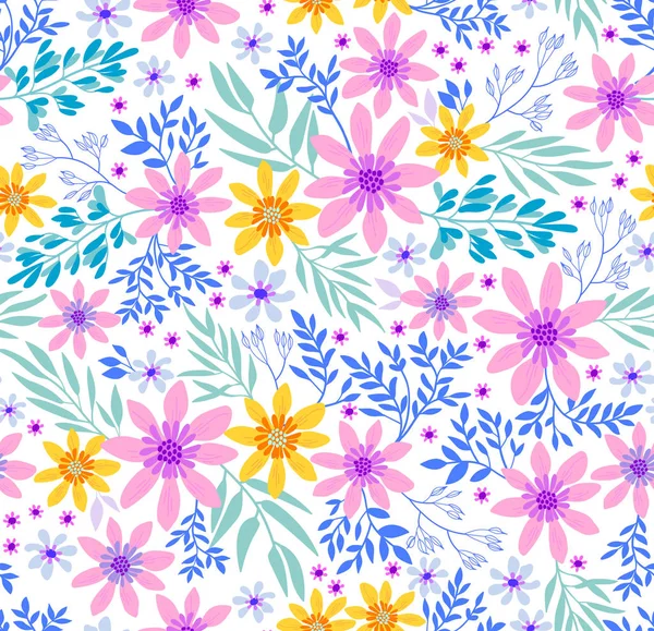 Beautiful pattern in small flowers.