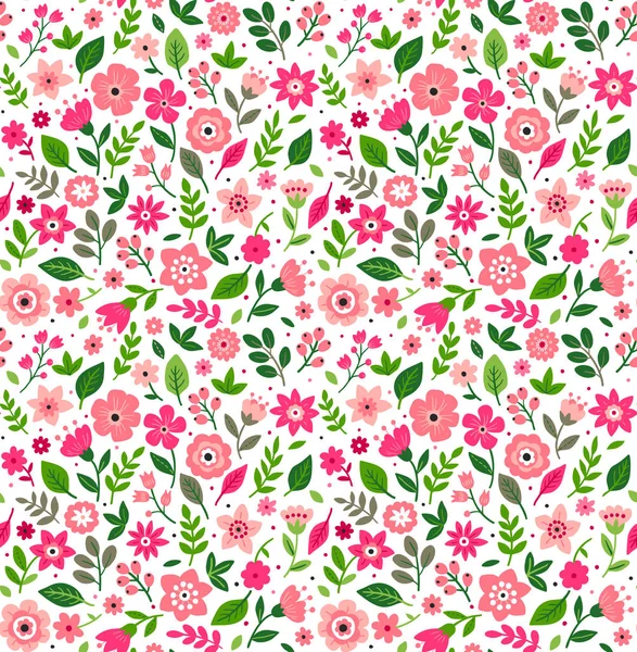 Cute floral pattern in the small flowers. Ditsy print. Seamless vector texture. Elegant template for fashion prints. Printing with small  flowers on color background