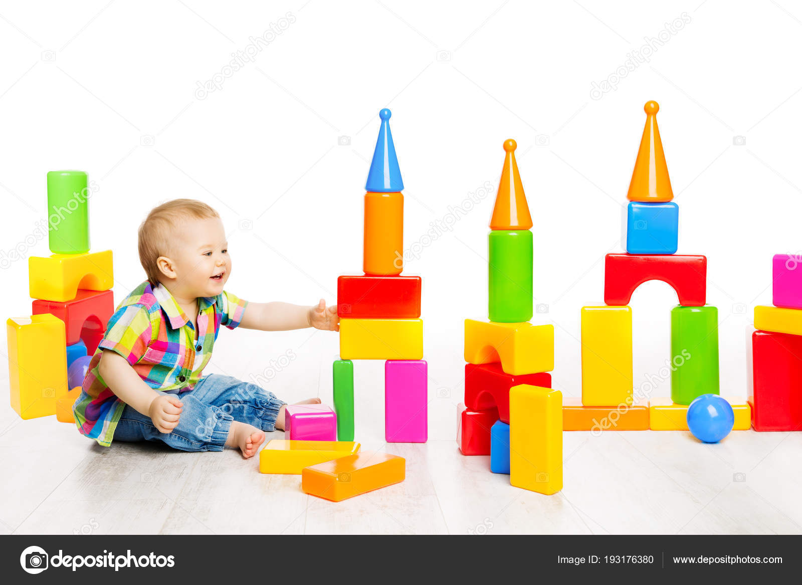 baby building bricks