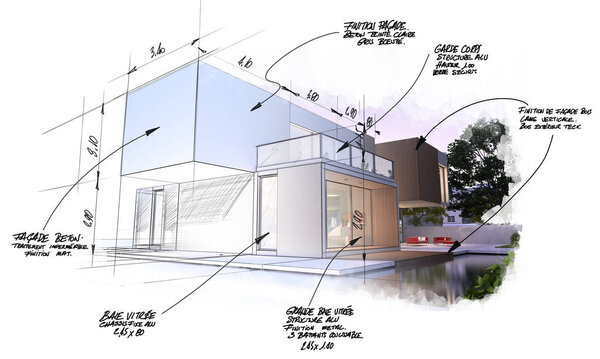 Modern high end architecture project