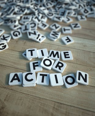 Harf tahtalarında eylem zamanı