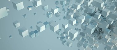 Beyaz küp arka plan