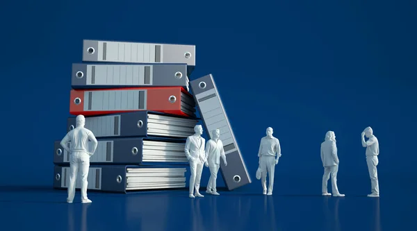 File management and professionals — 스톡 사진