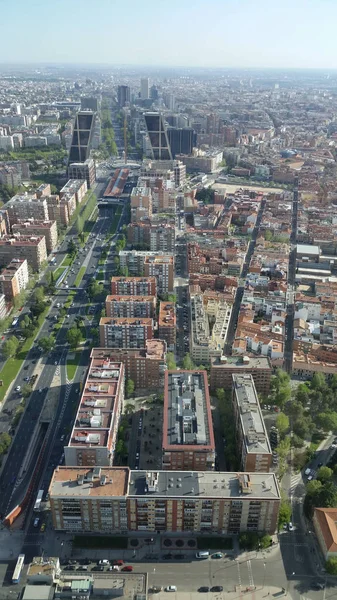 Panoramę Madrytu — Zdjęcie stockowe