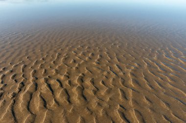 Deniz alçaldığında kumsal