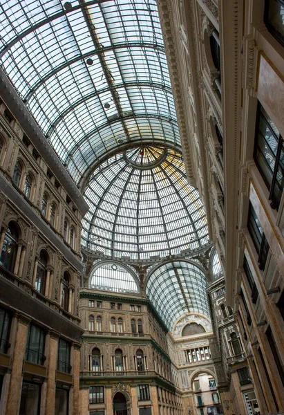 Magnífico Interior Galleria Umberto Nápoles Italia —  Fotos de Stock