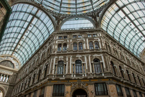 Magnífico Interior Galleria Umberto Nápoles Italia —  Fotos de Stock