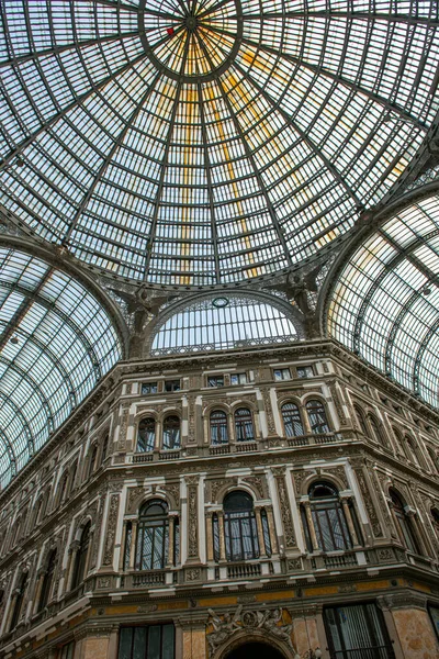 Magnífico Interior Galleria Umberto Nápoles Italia —  Fotos de Stock