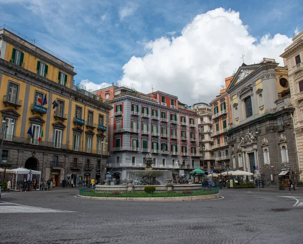 Downtown Σκηνή Στη Νάπολη Ιταλία — Φωτογραφία Αρχείου